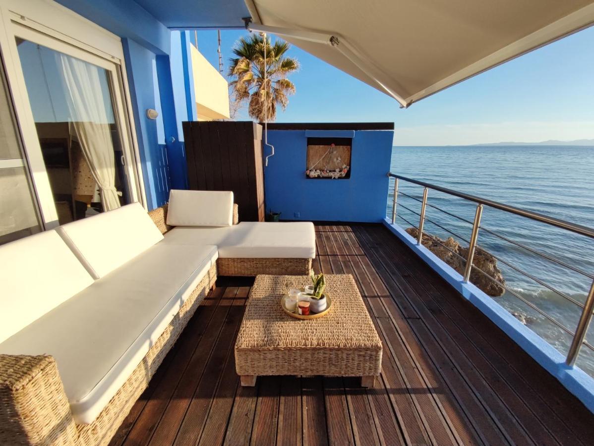 Villa La Casa Azul Arkoudi Esterno foto