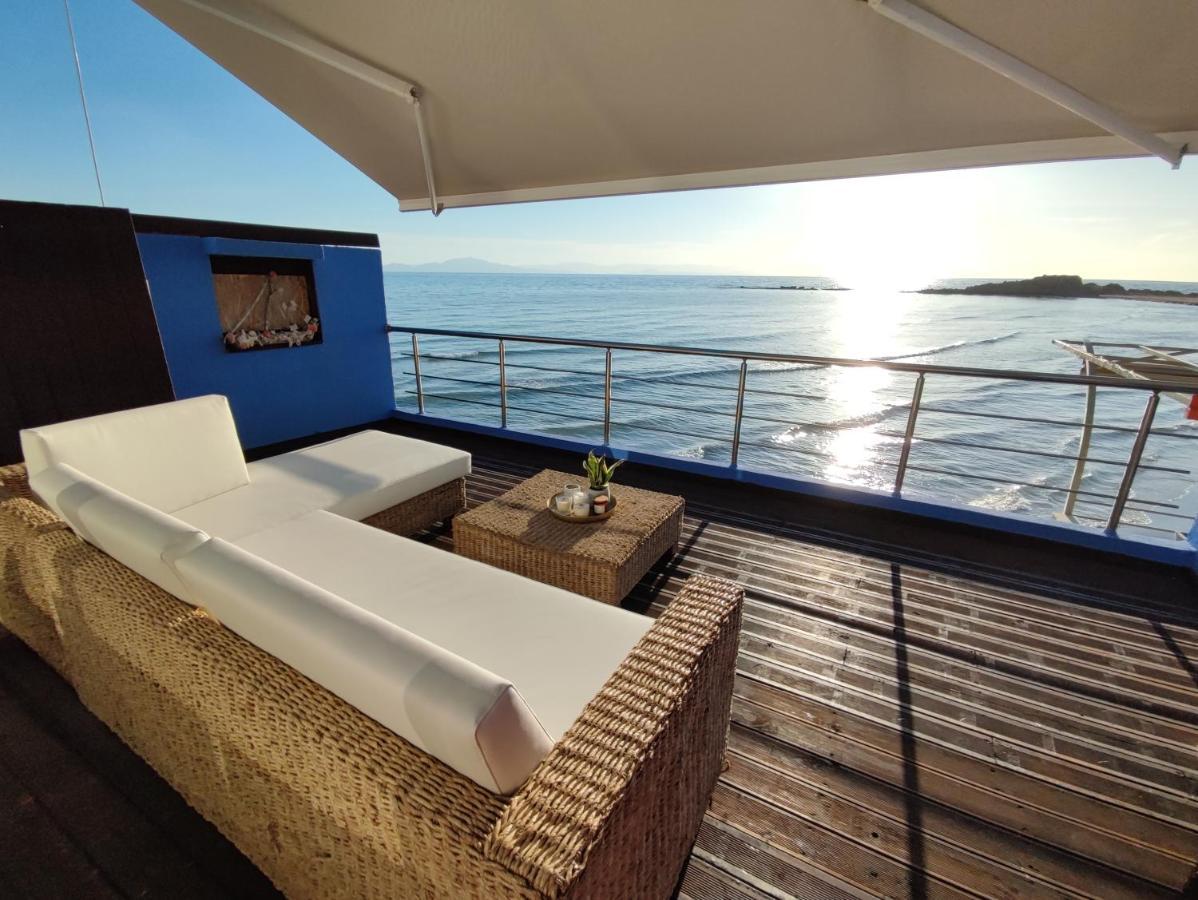 Villa La Casa Azul Arkoudi Esterno foto