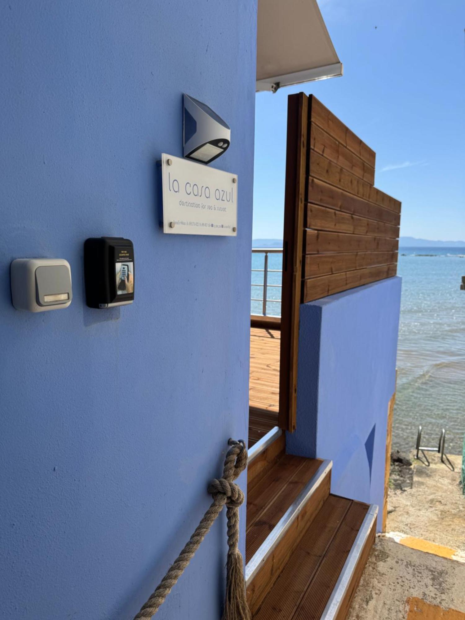 Villa La Casa Azul Arkoudi Esterno foto